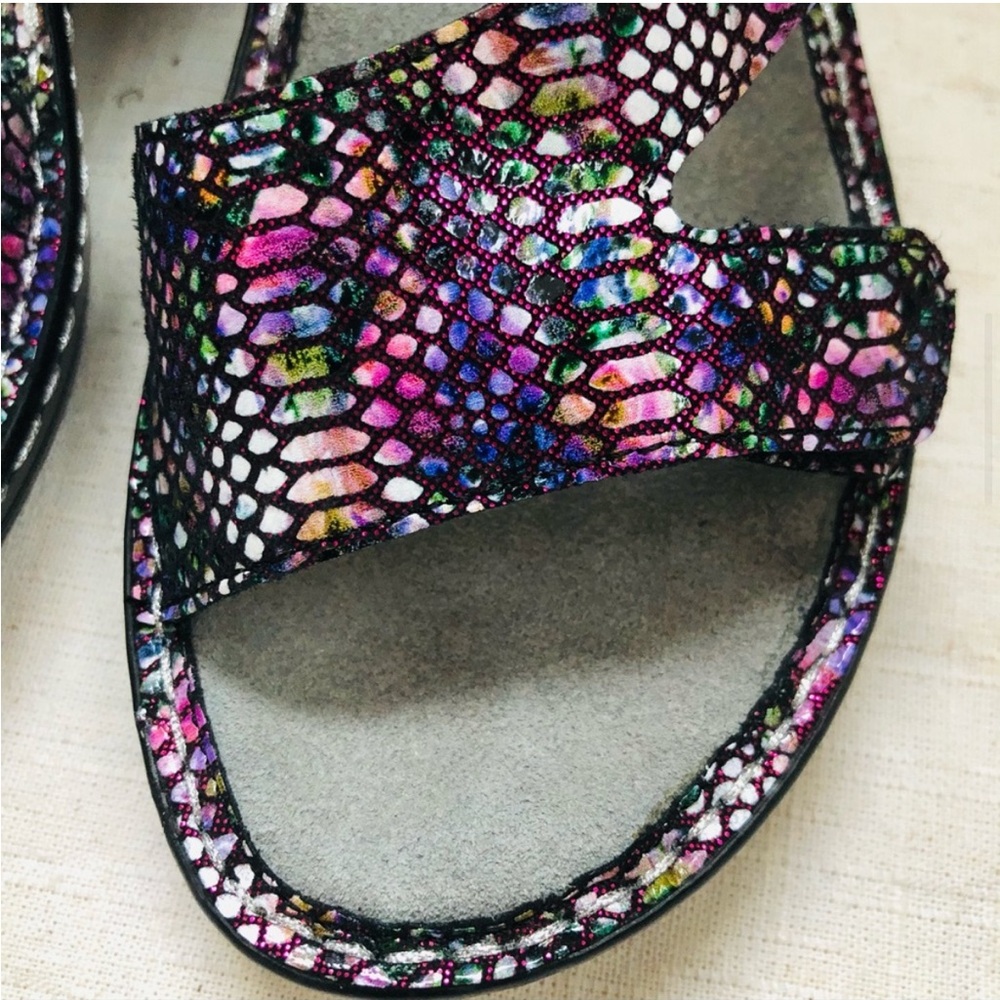 Alegria Colorful Patterned Sandals - Picture 6 of 16
